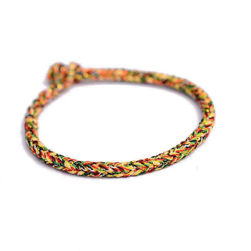 KarmaRipple's Tibetan Handmade Eight Thread Peace Weave Protection Woven String Bracelet p4