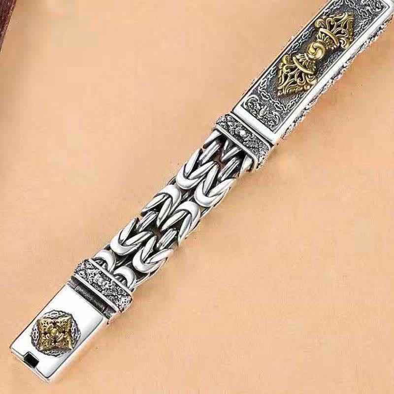 KarmaRipple's Vajra Dorje Twisted Woven Pattern Bronze Balance Bracelet p5