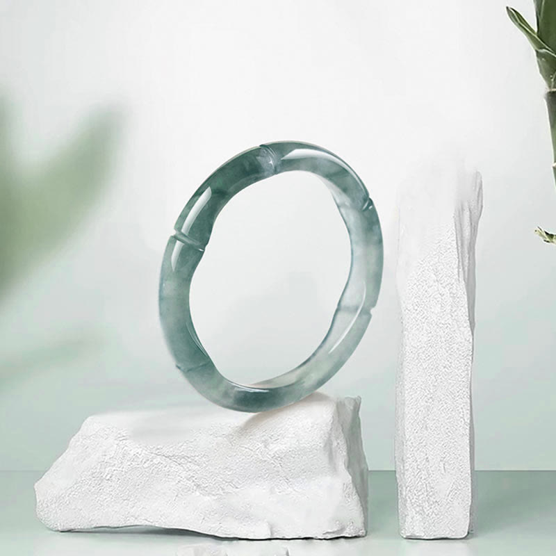 KarmaRipple's Authentic Jade Bamboo Prosperity Abundance Ring p3