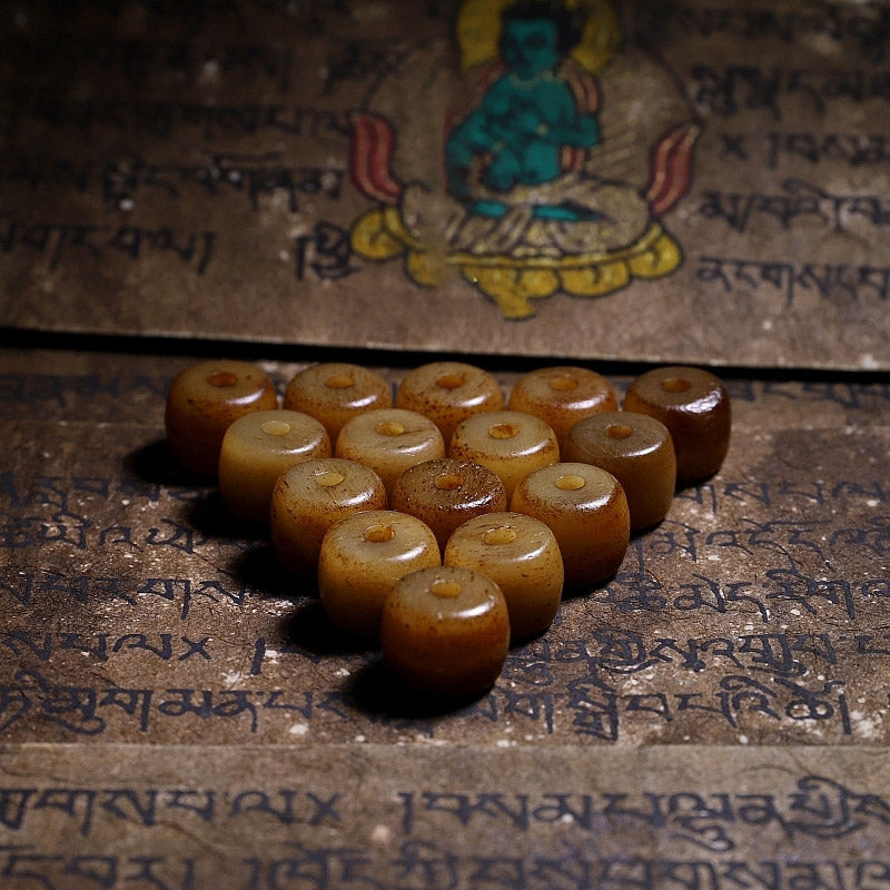 KarmaRipple's Tibetan Yak Bone Balance Strength Wrist Mala p8