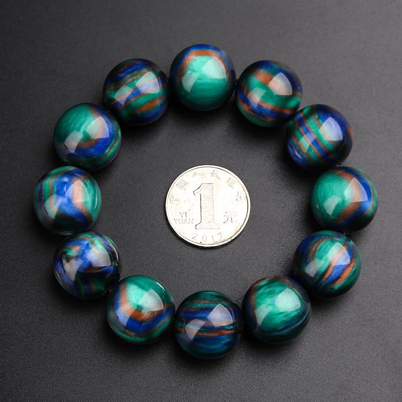KarmaRipple's Colorful Sea Willow Mala Positive Bracelet Ring p13