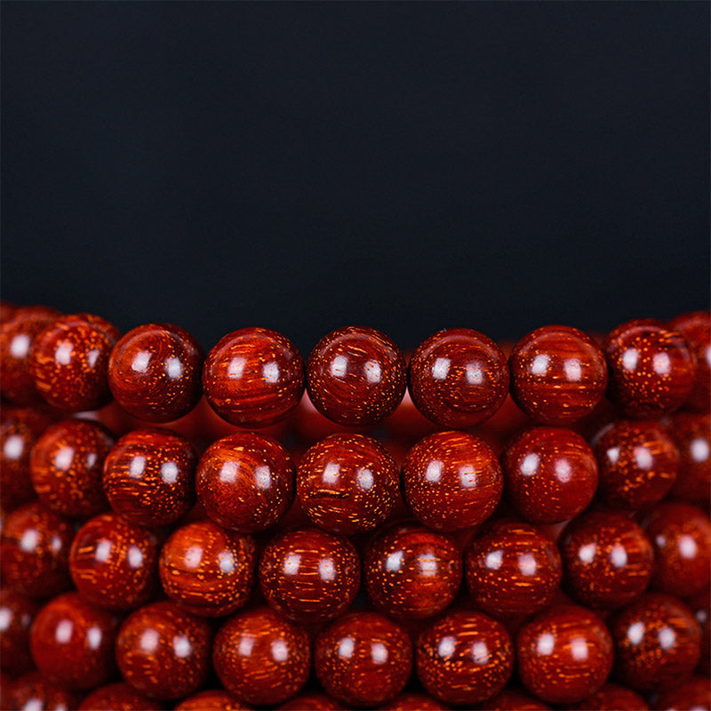 KarmaRipple's Tibetan Small Leaf Red Sandalwood Balance Bracelet p16