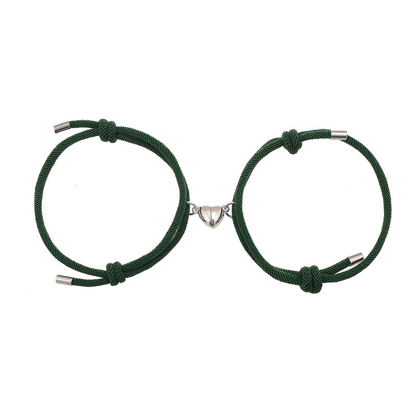 KarmaRipple's 2Pcs Love Magnetic Pair String Strength Bracelet p35