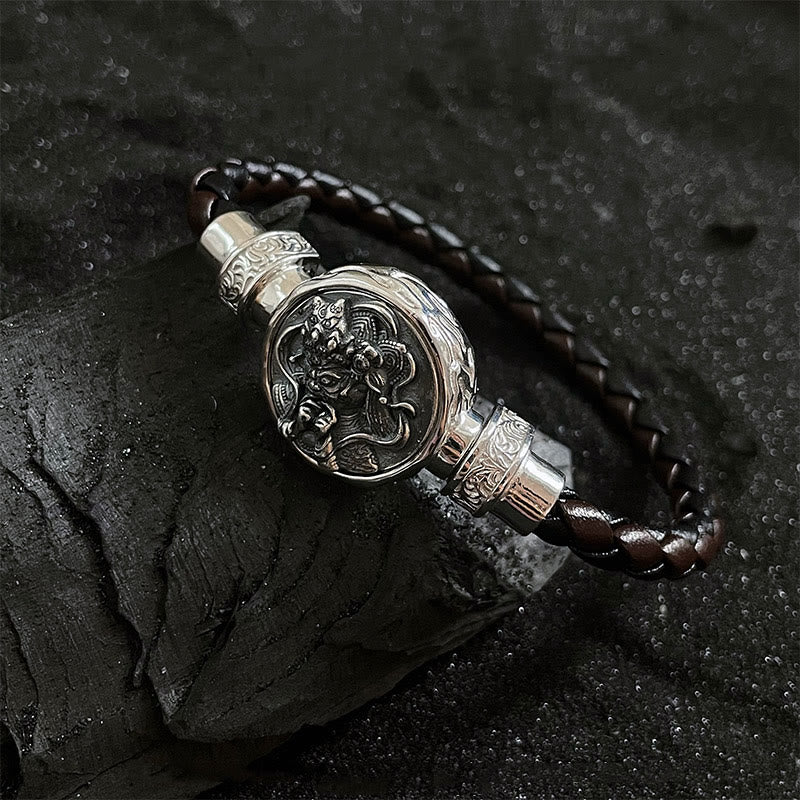 KarmaRipple's Tibetan 925 Sterling Silver Zakiram Goddess of Wealth Blessing Protection Bracelet p20