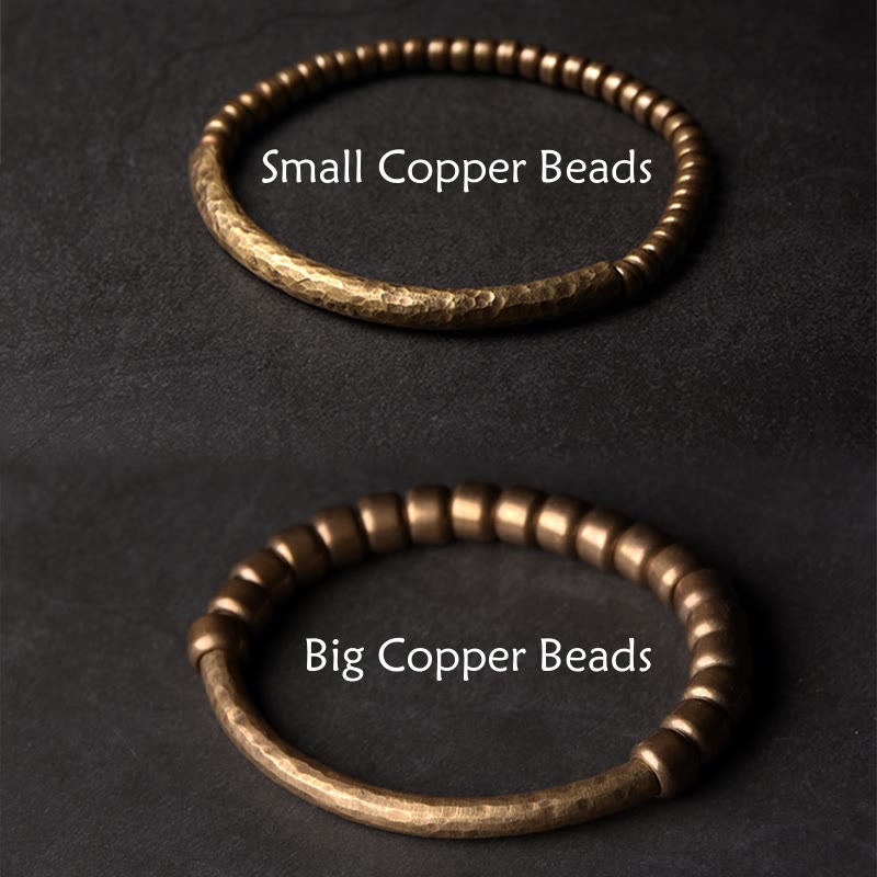 KarmaRipple's Simple Design Bronze Brass Bead Fortune Wealth Bracelet p15