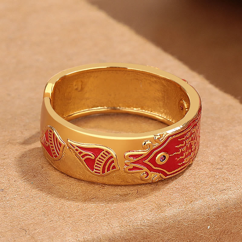 KarmaRipple's Five Scriptures Bronze Balancing Ring p2