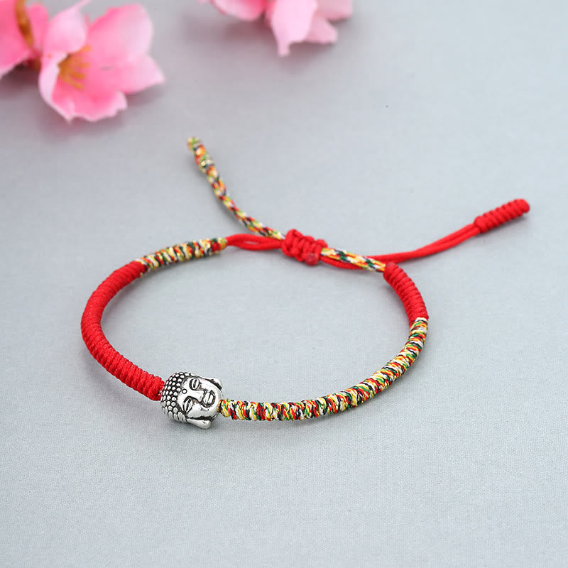 KarmaRipple's Handmade Colorful King Kong Weave Buddha Serenity String Bracelet p4