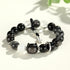 Silver Sheen Obsidian Cat Head(Wrist Circumference 14-16.5cm)