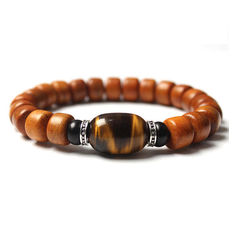 KarmaRipple's Tibetan Yak Bone Om Mani Padme Hum Strength Bracelet p27