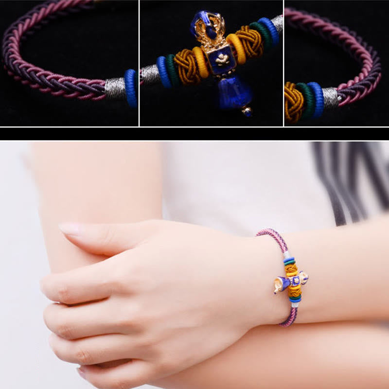 KarmaRipple's Tibetan Handmade Dorje Vajra Strength Eight Threads String Bracelet p7