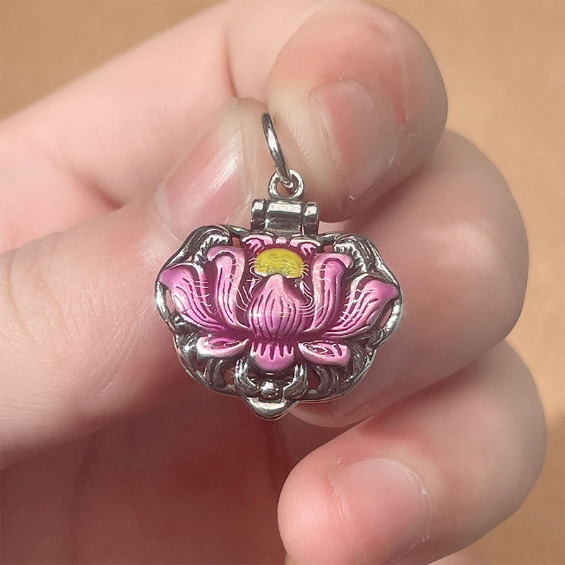 KarmaRipple's Tibet Bronze Lotus Fortune New Begining Pendant Necklace p5
