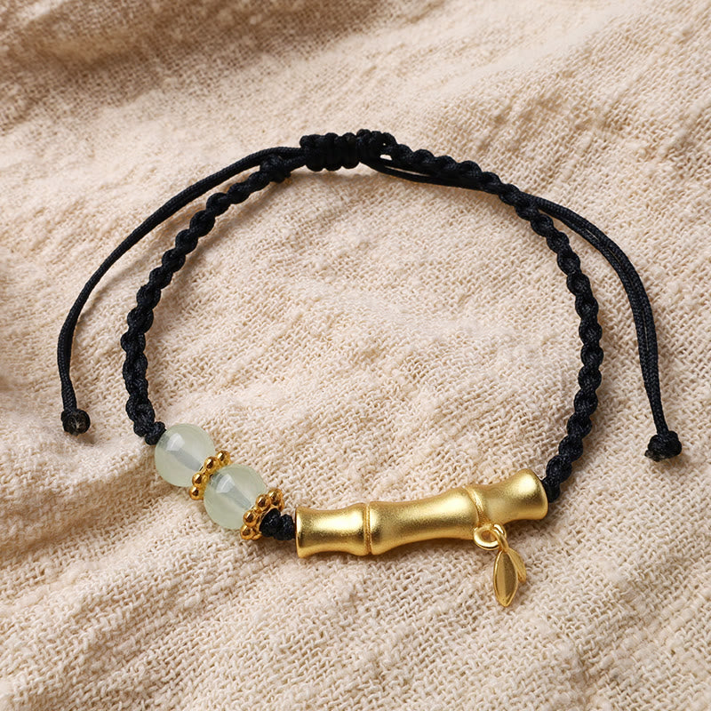 KarmaRipple's Bamboo Design Fortune Strength Woven Bracelet p11
