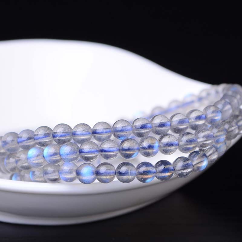 KarmaRipple's Authentic Moonstone Balancing Beadwork Bracelet p6