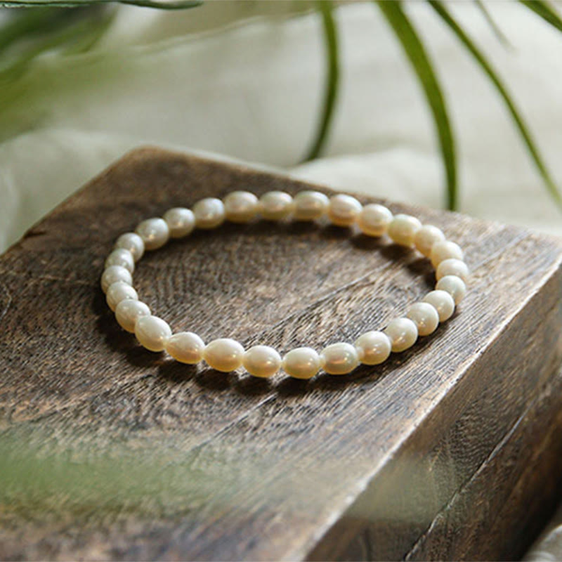 KarmaRipple's Authentic Pearl Balancing Beaded Bracelet p8
