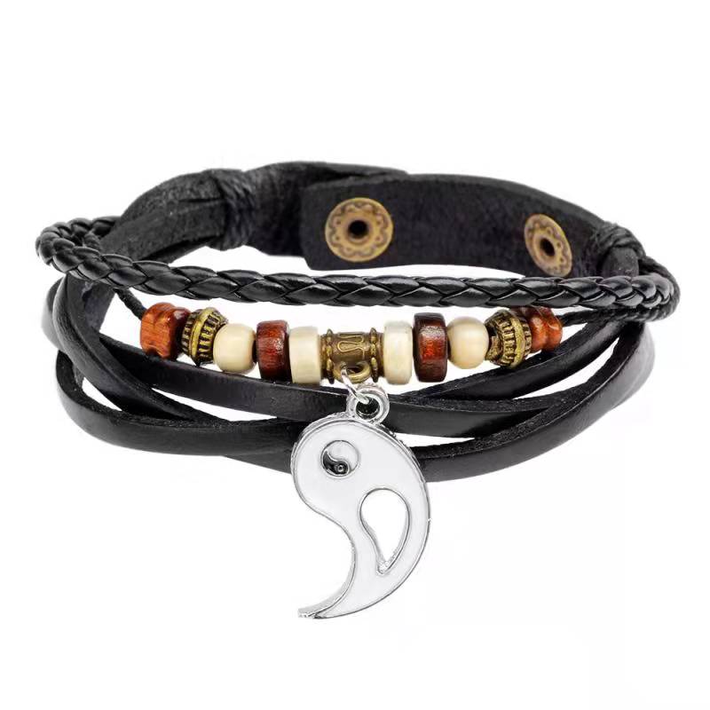 KarmaRipple's Yin Yang Necklace Pair Balance Bracelet ( p2