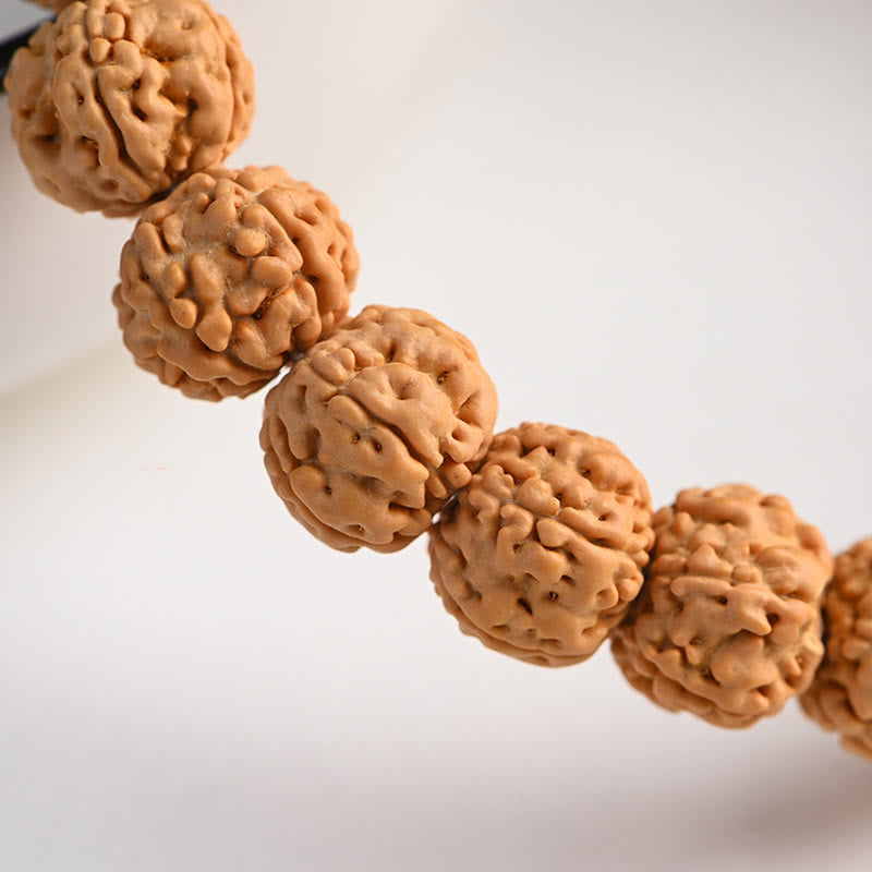KarmaRipple's Tibet Rudraksha Bodhi Seed Wealth Auspiciousness Bracelet p13