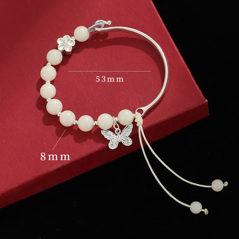 KarmaRipple's Bodhi Seed Butterfly Lotus Fortune Wealth Bracelet Bangle p7