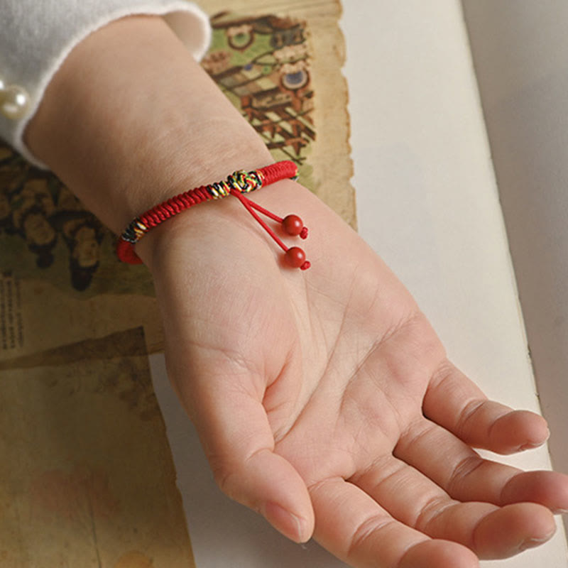 KarmaRipple's Five Colors King Kong Weave String Protection Fortune Bracelet p6