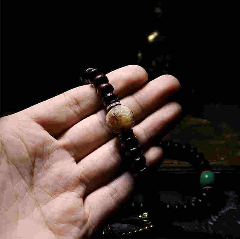 KarmaRipple's Tibet 108 Mala Beadwork Purple Bodhi Seed Bagua Vajra Auspiciousness Bracelet p13