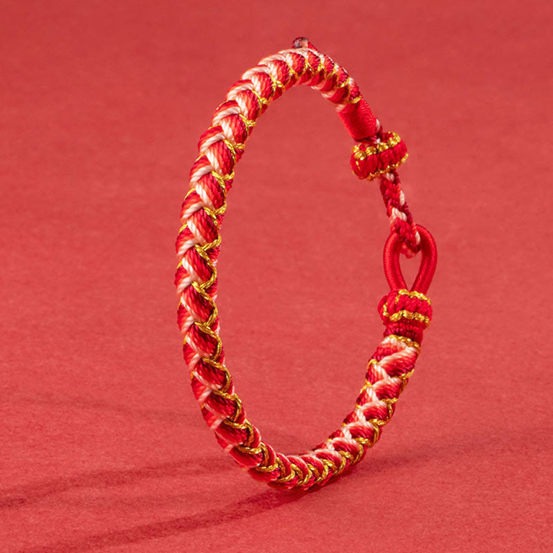 KarmaRipple's Handmade Year Of The Dragon Scale Protection Rope Bracelet p7