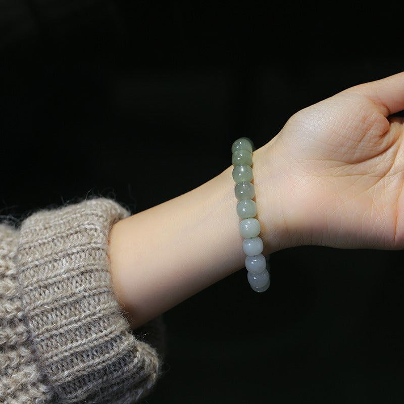 KarmaRipple's Gradient Jade Fortune Blessing Bracelet p5