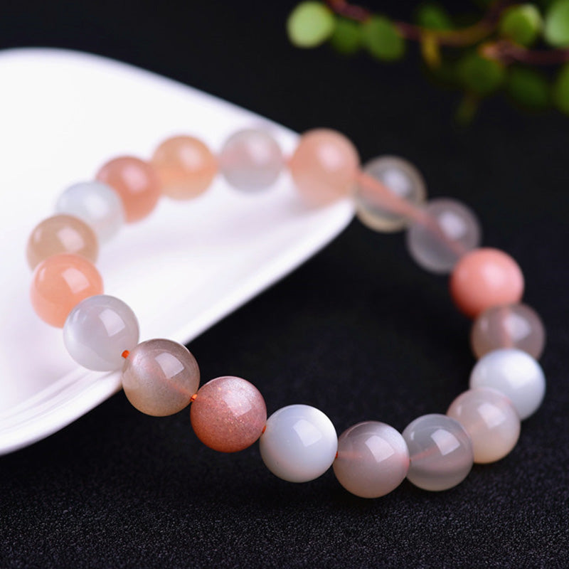 KarmaRipple's Authentic Moonstone Wealth Positive Bracelet p2