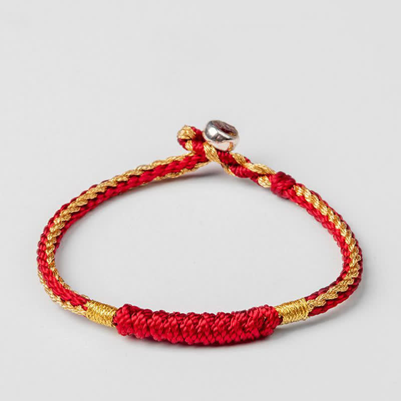 KarmaRipple's Tibetan Handmade Braid Fortune String Protection Bracelet p5