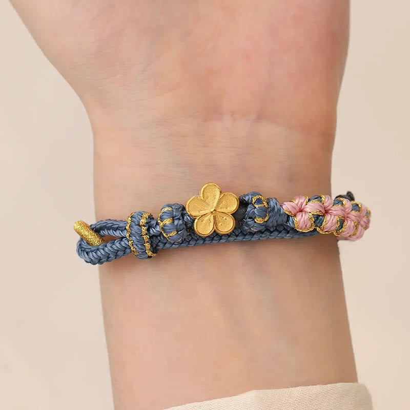 KarmaRipple's Peach Blossom Design Wealth String Bracelet p3