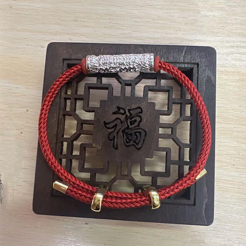 KarmaRipple's Tibet Handmade Tai Sui Rope Protection Strength Woven Bracelet p12