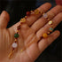 Hetian Jade&Amber&Red Agate