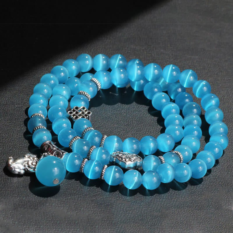 KarmaRipple's Cat Eye PiXiu Support Triple Wrap Bracelet p33