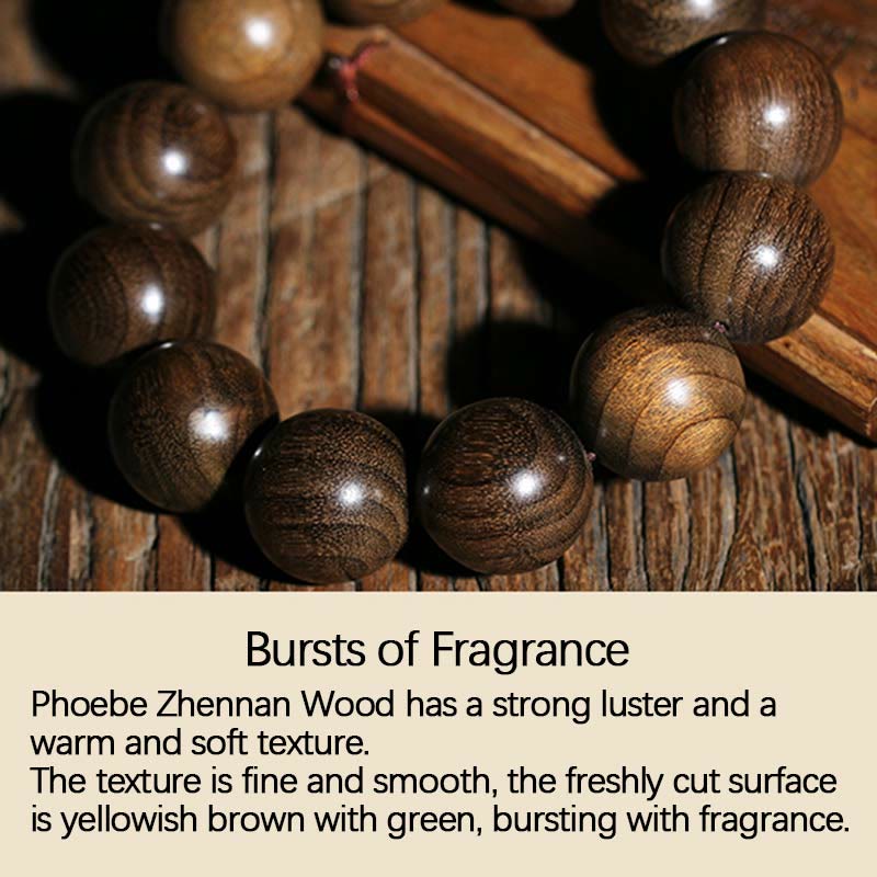 KarmaRipple's Rare Phoebe Zhennan Wood Spirituality Blessing Bracelet p16