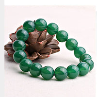 KarmaRipple's Authentic Green Agate Support Bracelet