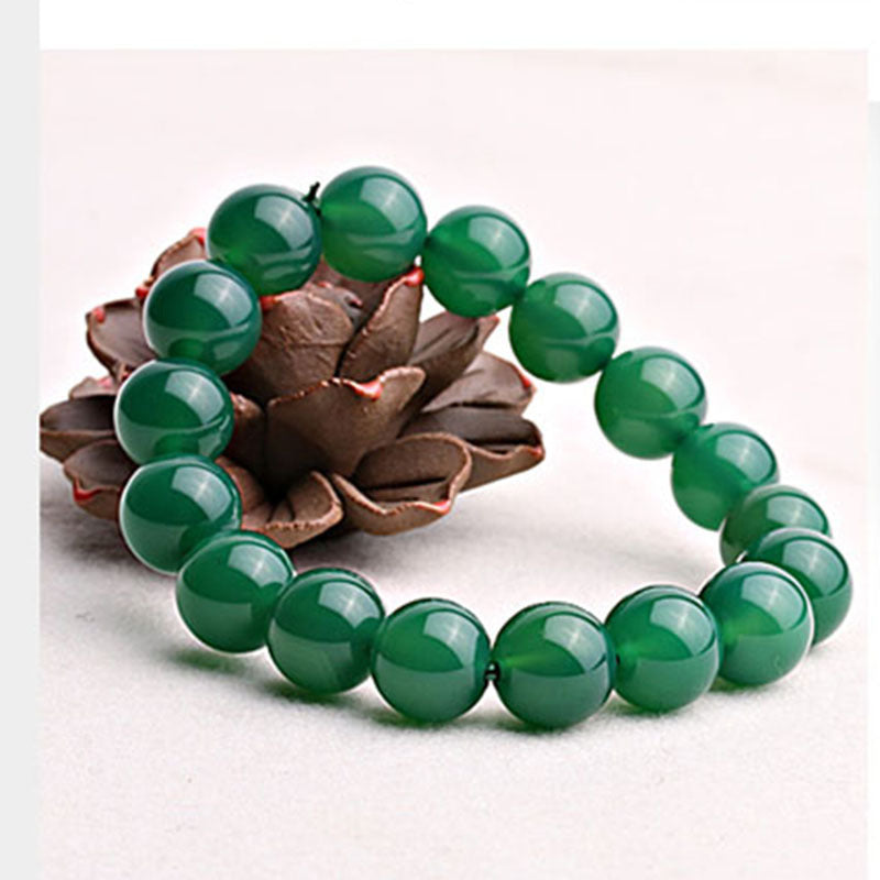 KarmaRipple's Authentic Green Agate Support Bracelet p5