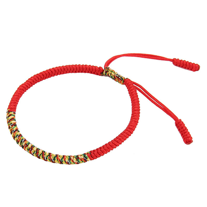 KarmaRipple's Tibetan Handmade Multicolor King Kong Weave Fortune Strength Woven Bracelet p10