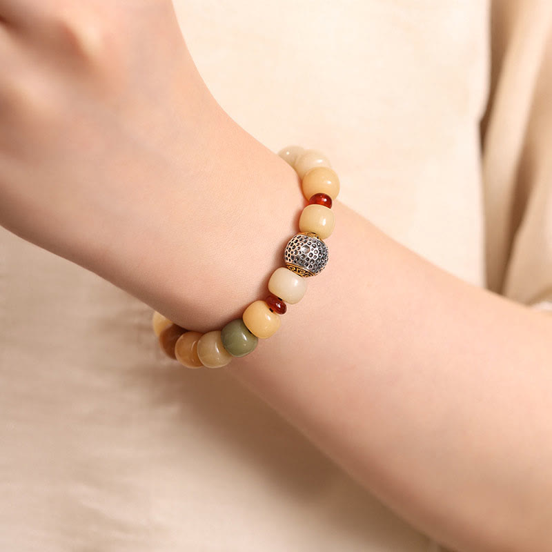 KarmaRipple's Authentic Bodhi Seed The Lord of the Corpse Forest Om Mani Padme Hum Wisdom Bracelet p13