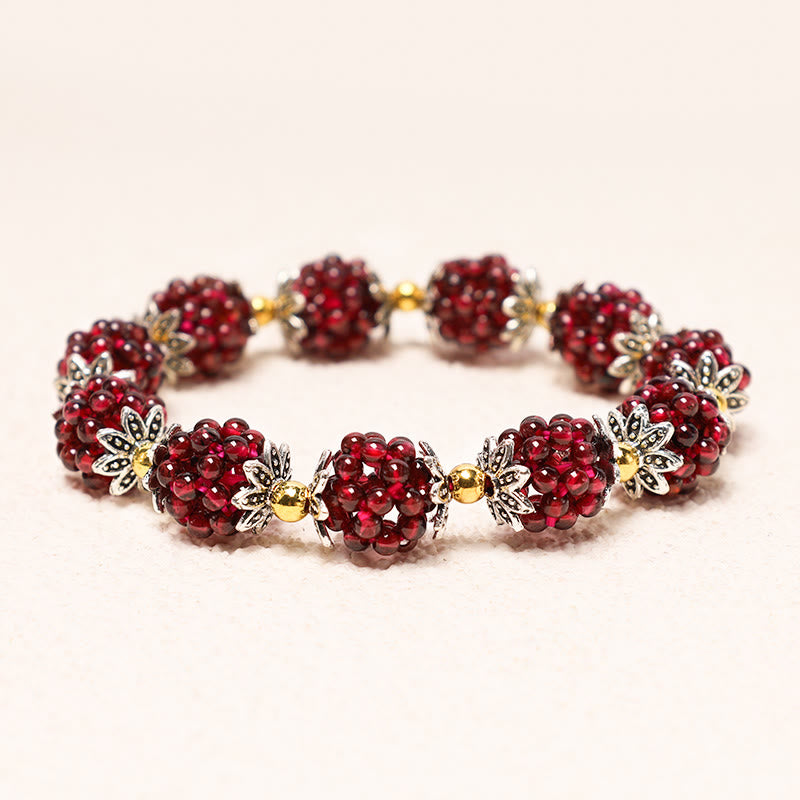 KarmaRipple's Authentic Garnet Balancing Bracelet p5