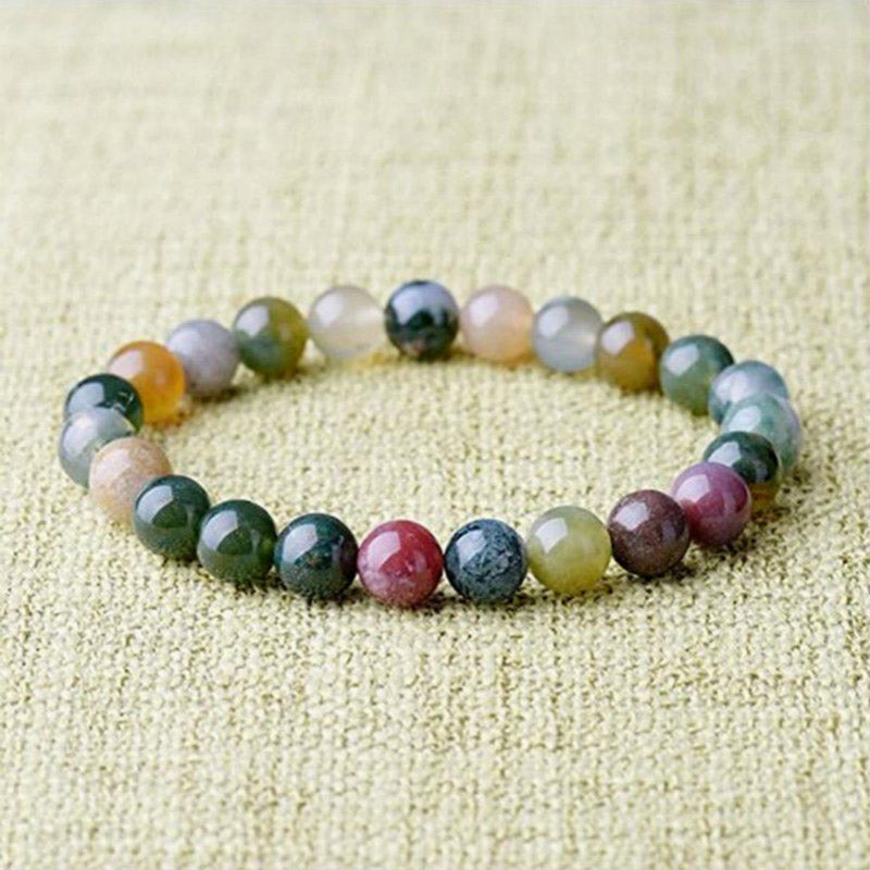 KarmaRipple's India Agate Beadwork Fortune Yoga Bracelet p3