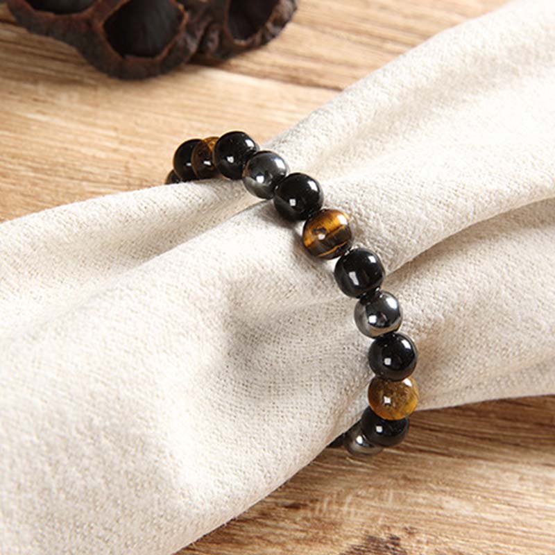KarmaRipple's Tibetan Tiger's Eye Bracelet Pendant Set p10