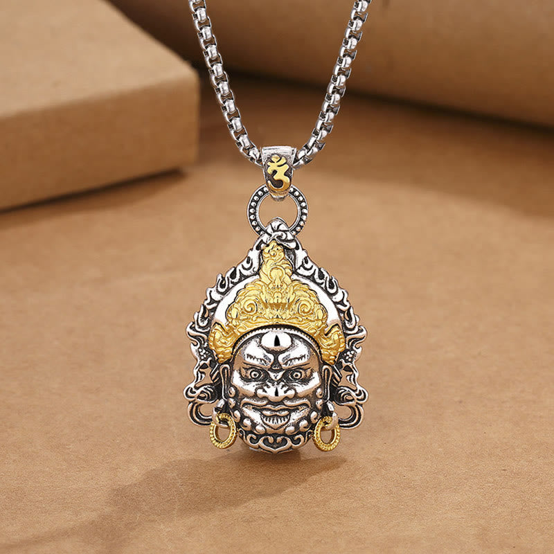 KarmaRipple's Yellow God of Wealth Amulet Bronze Fortune Pendant Necklace p2