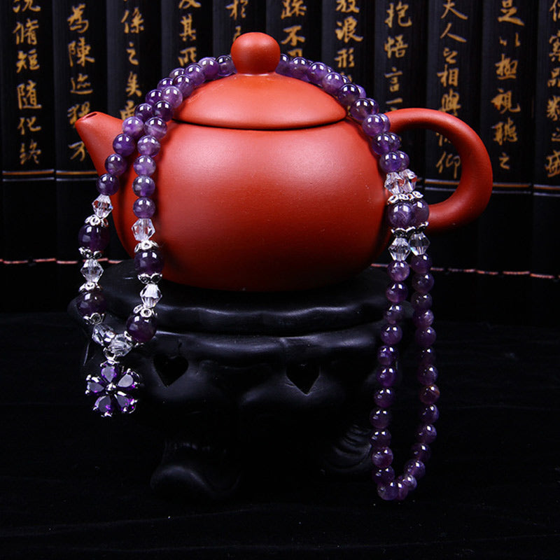 KarmaRipple's Tibetan Amethyst Blessing Bracelet p3