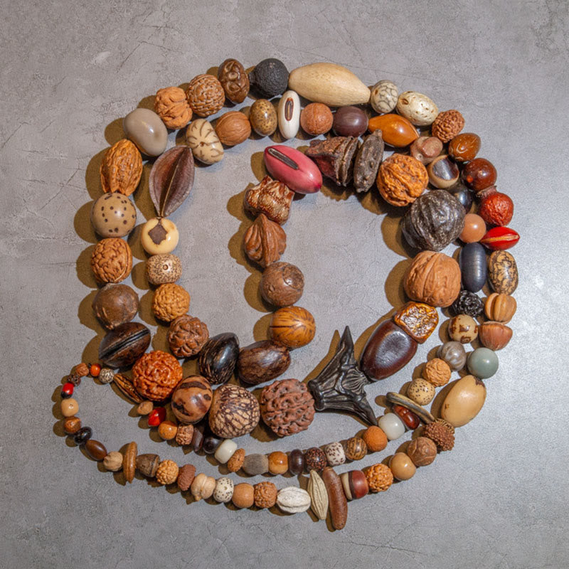 KarmaRipple's 108 Mala Beadwork Bodhi Seed Fortune Wealth Bracelet Wrist Mala p3