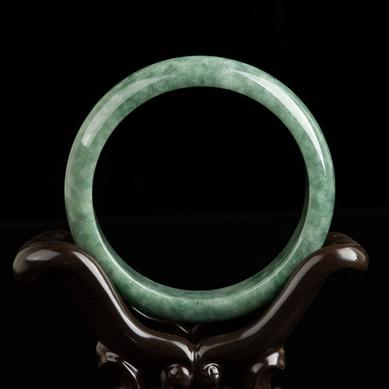 KarmaRipple's Authentic Jade Fortune Wealth Bangle Bracelet p2