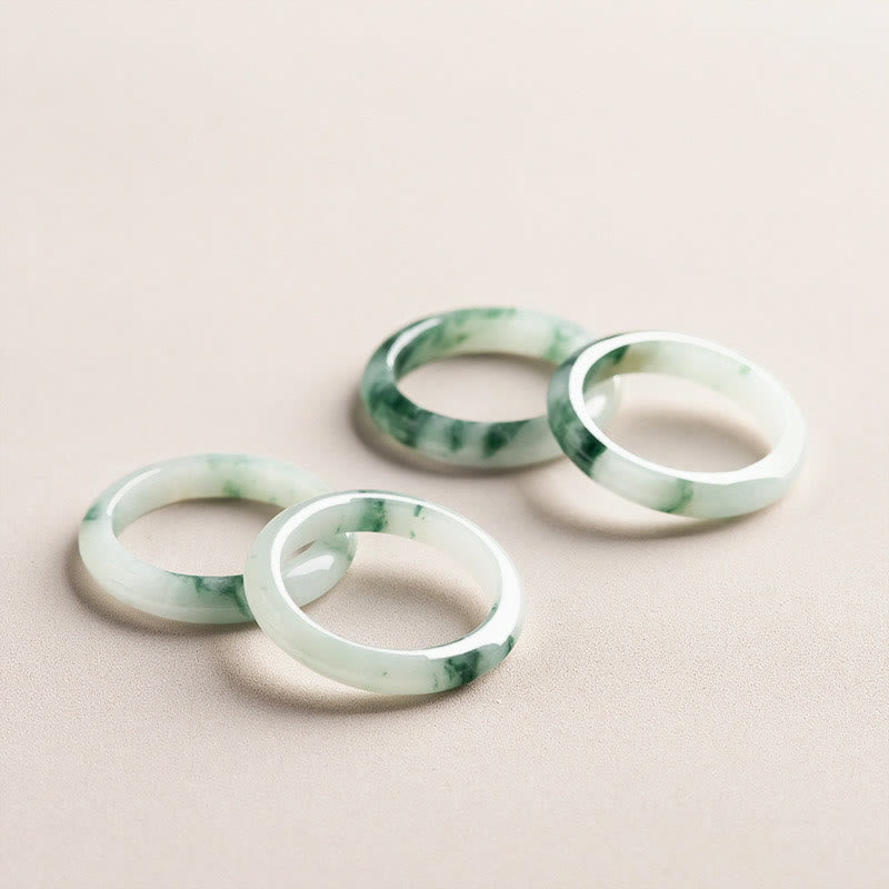 KarmaRipple's Authentic Green Jade Fortune Abundance Ring p20