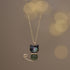 Normal 14K Gold Plated / Shell&Cyan Jade