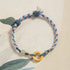 Peace Buckle And Hetian Jade Hand Cope bracelet