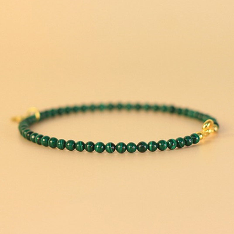 KarmaRipple's Authentic Malachite Elephant Anti-Anxiety Talisman Bracelet p12