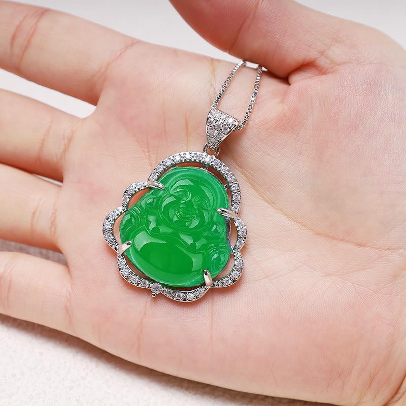 KarmaRipple's Good Fortune Laughing Buddha Pendant p12
