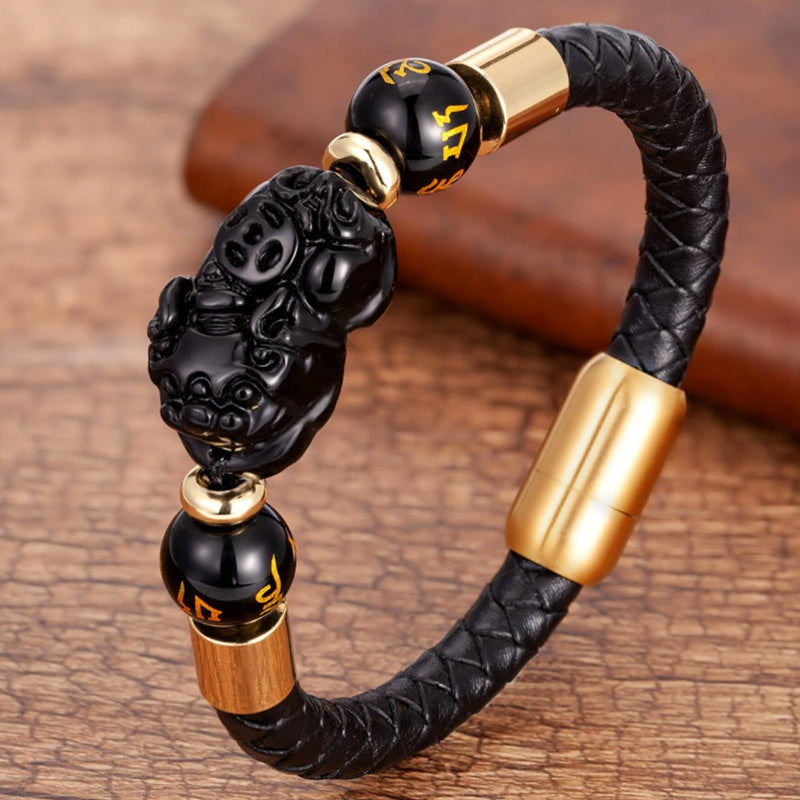 KarmaRipple's FengShui Tiger Eye Pixiu Bracelet p1