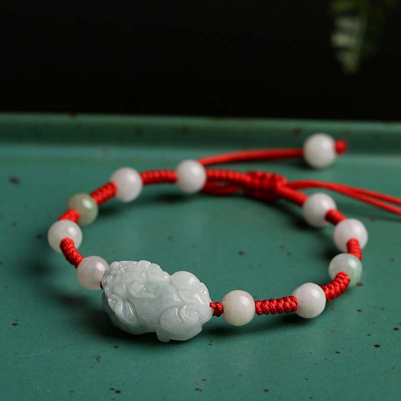 KarmaRipple's Authentic Jade PiXiu Fortune Bracelet p5